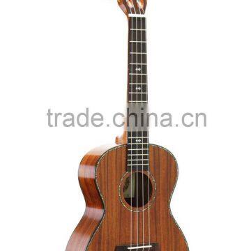 China wholesale 23" concert best koa wooden aquila strings ukulele