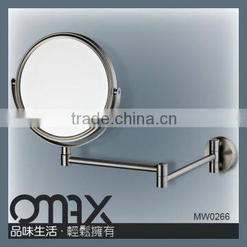 Economic Simple Design Stainless Steel Wallmounted Shaving Mirror