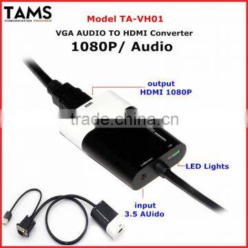 3.5mm Audio Video VGA to HDMI Converter