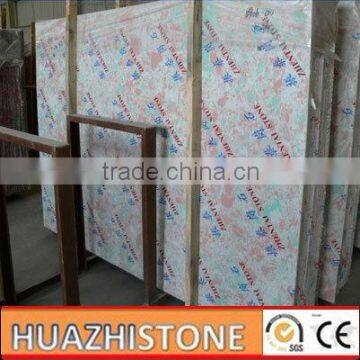 xiamen best quality flower white artificial marble flooring on sale