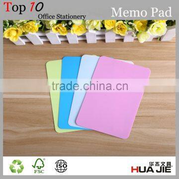 Plastic wholesale stationery A4 writing Pad for memo