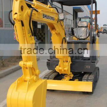 rubber track excavator/mini excavator crawler excavator/chinese cheapest mini excavator with 3 cylinder engine 0.1m3 bucket