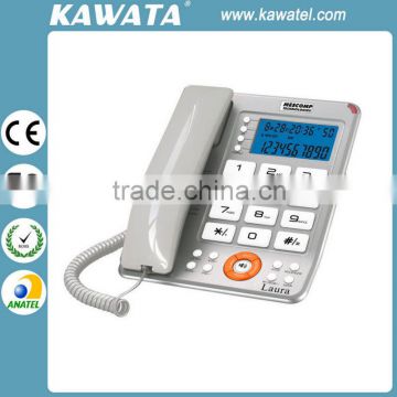 Hot selling big letters backlight intercom corded phone