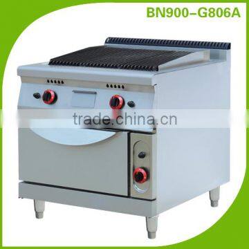 Commercial kitchen equipment for hotel and restaurant /gas range 4 burners with oven