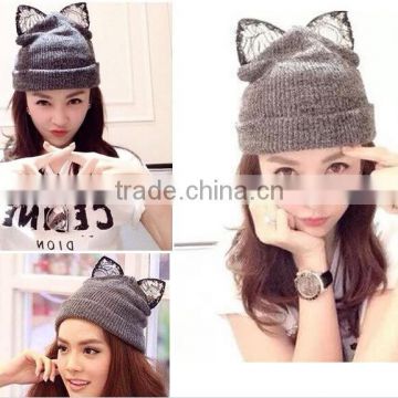 Women's Winter Fashion Cat Ear hat