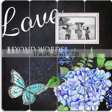 Wholesale distressed wood hanging photo frame for factory price