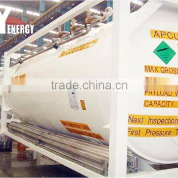 10ft/20ft/40ft ISO Tank Container For LOX/LIN/Lar/LCo2/LNG photo-5