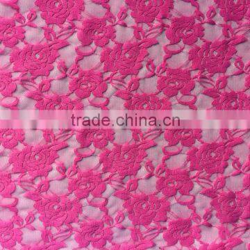 70%Nylon/30%spandex High Stretch Lace Fabric for Young Lady