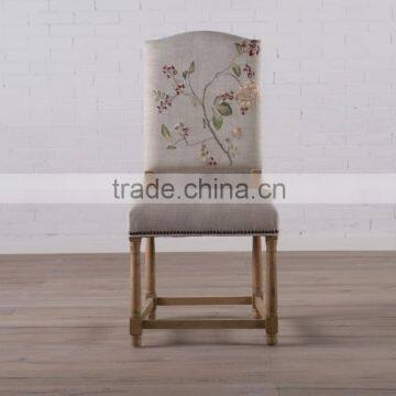 European style solid wood chairs design XJ4366-1