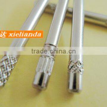 knurled shaft