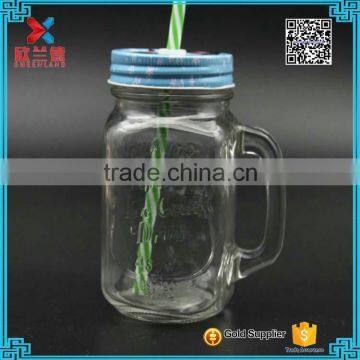 Wholesale 450ml Eco-friendly Feature Food Use Glass Material Beverage Bottle photo-2