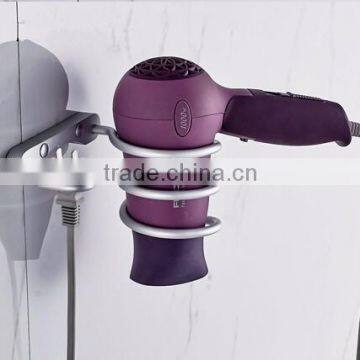 Bathroom shelf dryer rack with holder hair dryer rack Households Rack Hair Dryer Holder Aluminum Shelf Bathroom Accessories