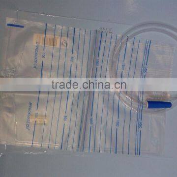 Urine bag 2000ml with pushing valve