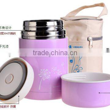 High tech thermos food warmer container/stainless steel thermos lunch box