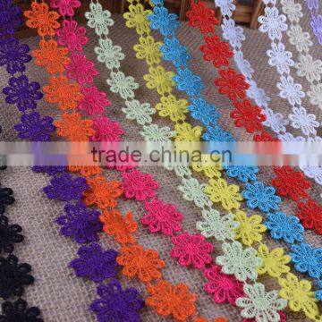 Wholesale Water Soluble Cotton Lace Trim for clothing