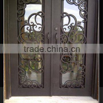 Top-selling handmade forging lobby entrance door