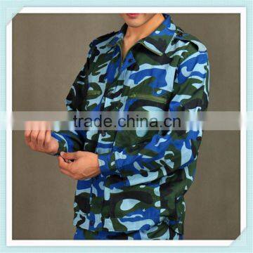 Polyester Cotton Ocean Blue Camouflage Military Fabric for Navy Sodier Uniform Supplier's Choice photo-3