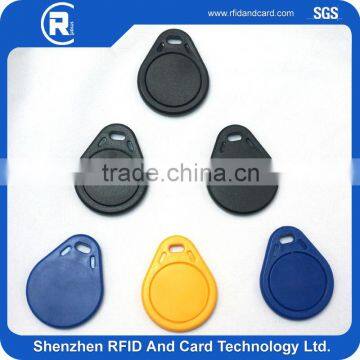 125KHZ T5577 rfid keyfob tag ABS with keyring