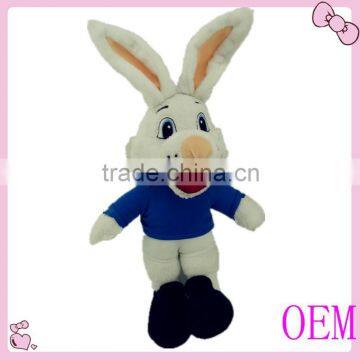 Custom plush stuffed rabbit dolls