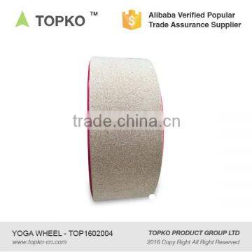 Wholesale High Quality Private Label Printed Alibaba Express GYM Cork Yoga wheel