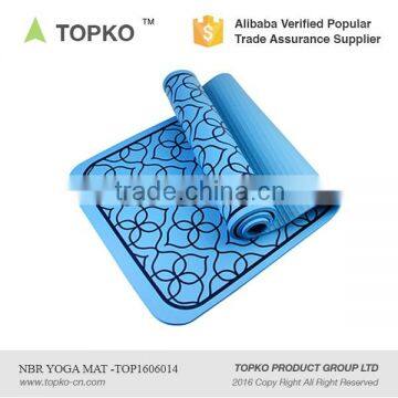 Alibaba Express Wholesale High Quality Custom Printed No-slip NBR Yoga Matt