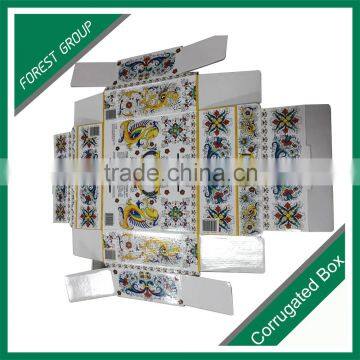 BOTH SIDES GLOSSY VARNISHED CORRUGATED PACKAGING BOX FOR BODY LOTION PACKAGING photo-5