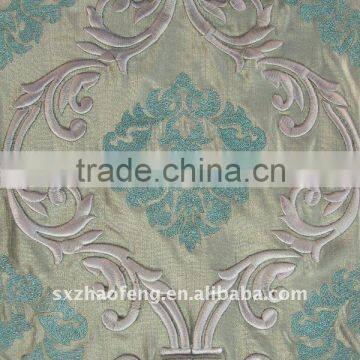 rayon embroidery velvet fabric for upholstery