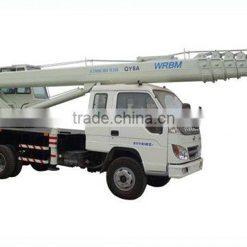 Small Truck Crane QY8 8Ton For Exporting to Afirca Markets With High Quality CE Apprived