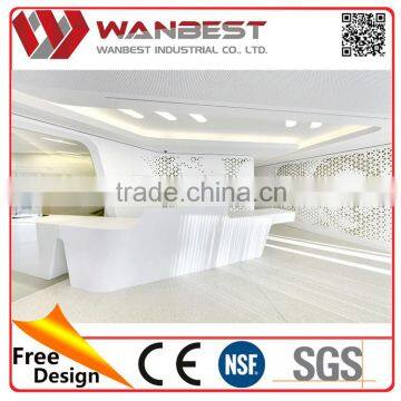 Unique style good quality bar counter design for reception hotel