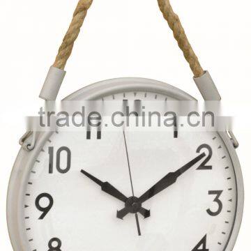 Classic Rope Home Metal Mounted Clock Decorative Wall Clock photo-2