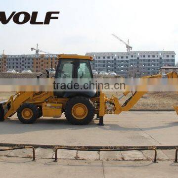 High quality heavy equipment 1m3 bucket capacity loader with backhoe for sale