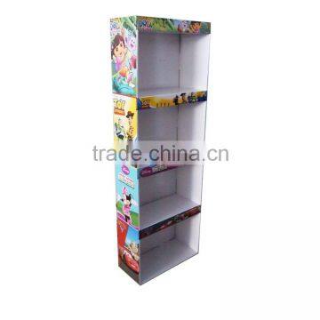 Retail POS Cardboard Sidekick Display Stand with Cartoon Printing