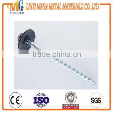 screw and smooth shank roofing nail with umbrella head