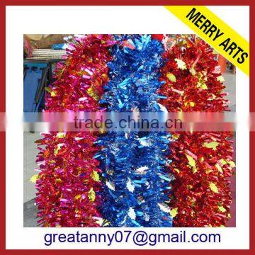 Alibaba factory custom new cheap outdoor christmas tinsel made in china