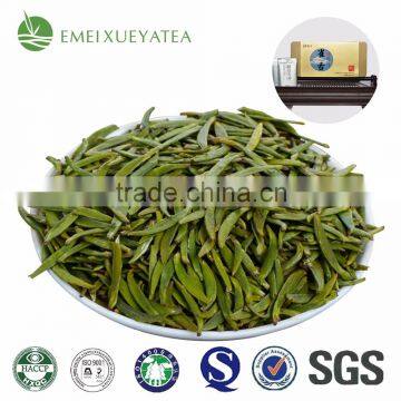 Dried tea leaves tea production tin box gift packing China flecha quality green tea