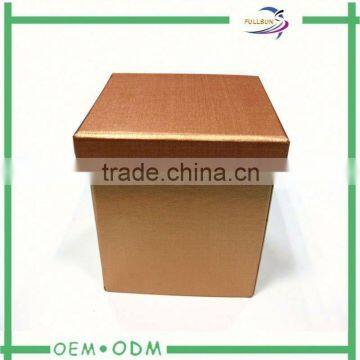 Plain Black Paper Gift Boxes for Candle With Lid China Made