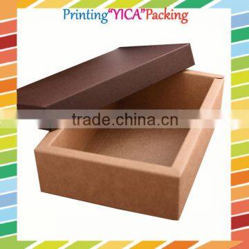 Brown kraft paper ECO friendly wholesale paper box