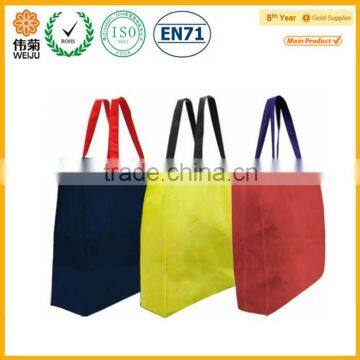 Cheap promotional pp non woven shopping bag with handle