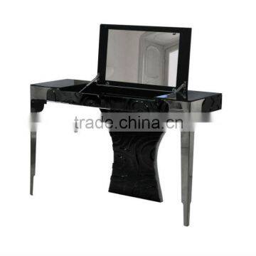 Black high glossy dresser with mirror (LS-217)