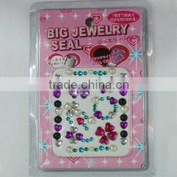 HOT Custom Rhinestone Sticker for Decoration