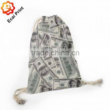 High Quality Latest Digital Printing Sublimated Drawstring Backpack Bag photo-3