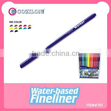 2 in 1 Fineliner pen marker item 701