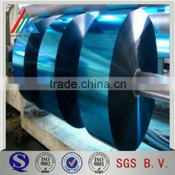 Metallic yarn coated metallized yarn grade polyster(PET) film Metallic Yarn Film