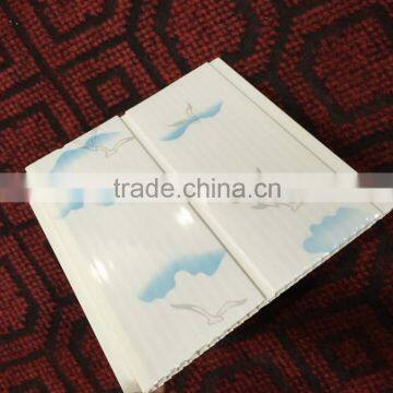 China manufacturer building material interior wall paper design false pvc ceiling decoration