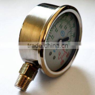 high quality steam boiler pressure gauge made in ningbo china