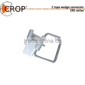 Wedge connector with grounding rings / aluminum alloy wedge clamp