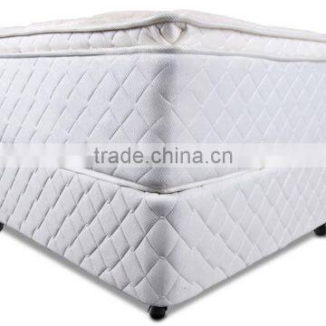 Pure White Box Spring Bonnell Coil Mattress photo-2