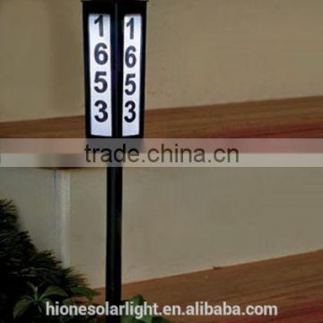 Plastic Nice Look Solar Led House Number Light