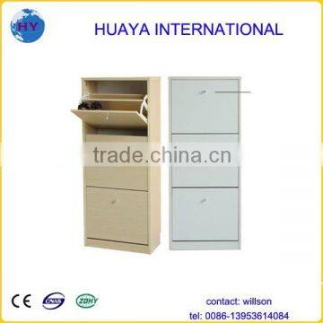 high quality modern melamine mdf shoe cabinet design