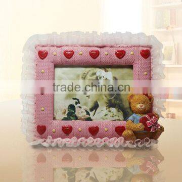 Decorative resin love photo frame